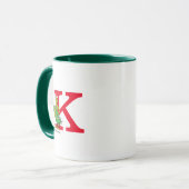 Klassieke Grinch | Stout Monogram K Mok (Voorkant links)