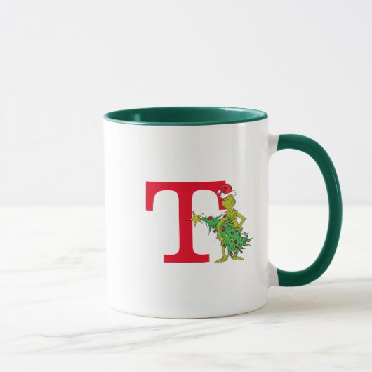 Klassieke Grinch | Stout Monogram T Mok (Rechts)