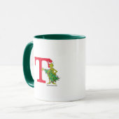 Klassieke Grinch | Stout Monogram T Mok (Voorkant links)