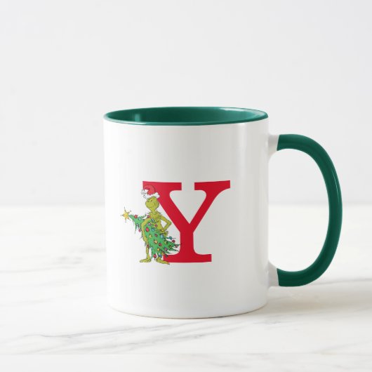Klassieke Grinch | Stout Monogram Y Mok (Rechts)