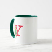 Klassieke Grinch | Stout Monogram Y Mok (Voorkant links)