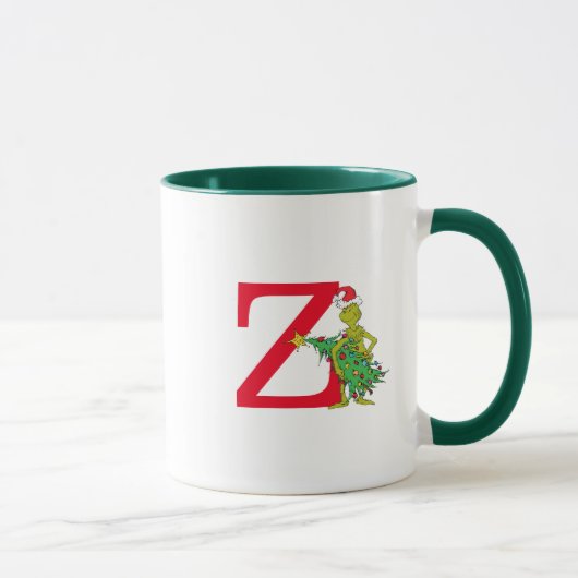 Klassieke Grinch | Stout Monogram Z Mok (Rechts)