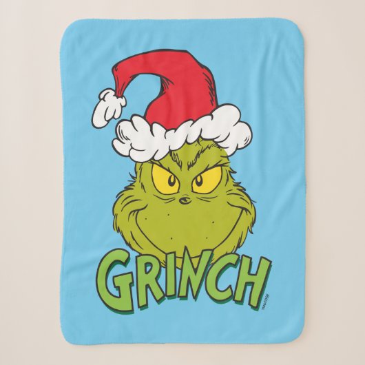 Klassieke Grinch | Stout of Braaf Sherpa Deken (Voorkant)