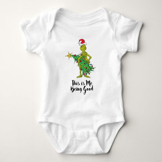 Klassieke Grinch | Stout Romper (Voorkant)
