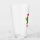 Klassieke Grinch | Stoute naam & monogram Glas (Rechts)