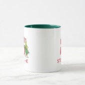 Klassieke Grinch | Stoute Naam & Monogram S Mok (Midden)