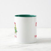 Klassieke Grinch | Stoute naam & monogram T Mok (Midden)