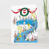 Klassieke Grinch | Vrolijk feest Feestdagen Kaart (Voorkant)