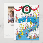 Klassieke Grinch | Vrolijk feest Feestdagenkaart (Voorkant / Achterkant)