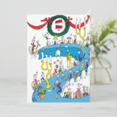 Klassieke Grinch | Vrolijk feest Feestdagenkaart (Staand voorkant)