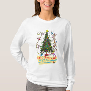 Klassieke Grinch   Vrolijk kerstfeest! T-shirt