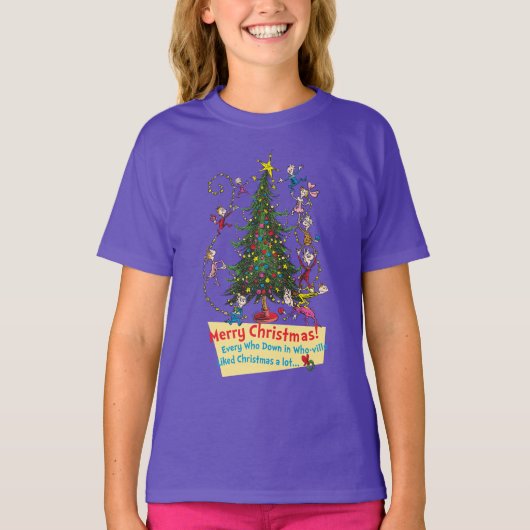 Klassieke Grinch | Vrolijk kerstfeest! T-shirt (Voorkant)