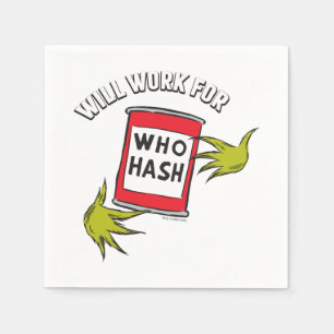 Klassieke Grinch Werk voor wie hash zegt Servet