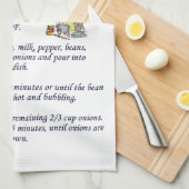 Klassieke groene bean Hotdish Theedoek (Quarter Fold)