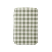 Klassieke Groene Boerderij Gingham Style Badmat (Voorkant Verticaal)