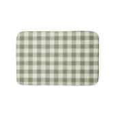 Klassieke Groene Boerderij Gingham Style Badmat (Voorkant)