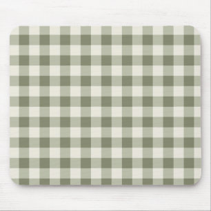 Klassieke Groene Boerderij Gingham Style Muismat