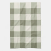 Klassieke Groene Boerderij Gingham Style Theedoek (Verticaal)