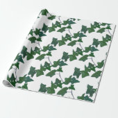 Klassieke groene Engelse klimop Cadeaupapier (Uitgerold)
