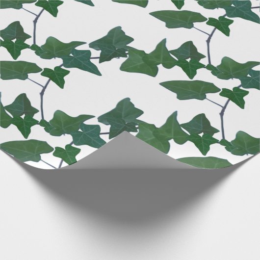 Klassieke groene Engelse klimop Cadeaupapier (Hoek)