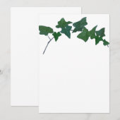 Klassieke groene Engelse klimop Kaart (Voorkant / Achterkant)