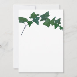 Klassieke groene Engelse klimop Kaart