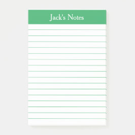 Klassieke Groene Gepersonaliseerde Post-it Nota's Post-it® Notes