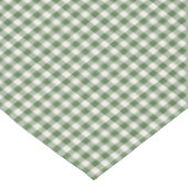 Klassieke groene gingham kerst geruite plaid tafelkleed (Gekanteld)
