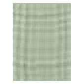 Klassieke groene gingham kerst geruite plaid tafelkleed (Voorkant)