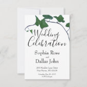 Klassieke groene Ivy Kaart (Voorkant)