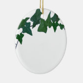 Klassieke groene Ivy Keramisch Ornament (Rechts)