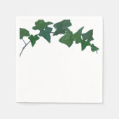 Klassieke groene Ivy Servet (Voorkant)