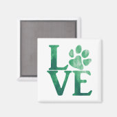 Klassieke groene liefde magneet (Voorkant / Achterkant)