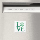 Klassieke groene liefde magneet (Insitu (Vaatwasser))