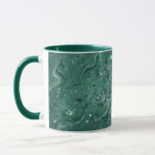 Klassieke groene marmeren koffiemok mok (Links)