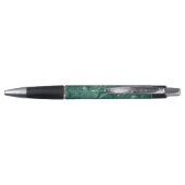 Klassieke groene marmeren printpen pen (Achterkant)