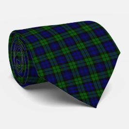 Klassieke Groene & Navy Blackwatch Tartan Plaid Stropdas
