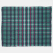 Klassieke Groene Plaid Fleece Deken (Voorkant (Horizontaal))