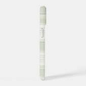 Klassieke groene ruit telefoonhoes met aanpasbare iPhone 15 case (Rechterkant)
