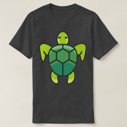 klassieke groene schildpad t-shirt (Design voorkant)