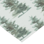 Klassieke Groene Waterverf Pijnboom Tafelkleed (Gekanteld)