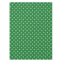 Klassieke Groene Witte Sneeuwvlokken Kerstbomen