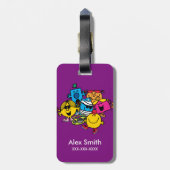 Klassieke groep bagagelabel (Achterkant verticaal)