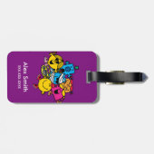 Klassieke groep bagagelabel (Achterkant horizontaal)