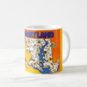 Klassieke groet uit Maryland Koffiemok (Voorkant rechts)