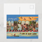 Klassieke groet voor Minnesota  Briefkaart (Voorkant / Achterkant)