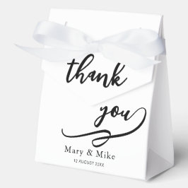 Klassieke grote tent favoriet dozen met Thank You Bedankdoosjes
