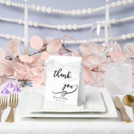 Klassieke grote tent favoriet dozen met Thank You Bedankdoosjes