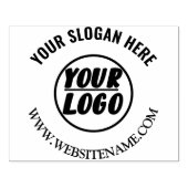Klassieke, grote zakelijke, aangepaste Logo en web Rubberstempel (Afrduk)