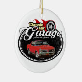 Klassieke GTO-garage Keramisch Ornament (Rechts)